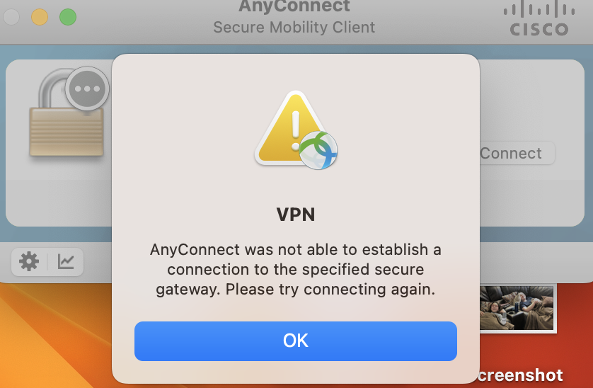 после установки vpn не работает интернет mac os